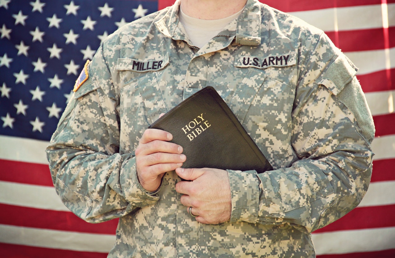 america flag bible